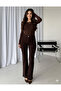 Women's Flared Denim Pants - 4