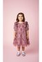 Girls' Star Sequin Velvet Dress - 3