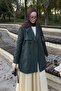 Mora Short Trench Coat Green - 3