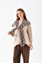 Square Patchwork Scarf - Sports Knitwear Knitted Shoulder Scarf |   Unisex Boho Shawl - Scarf