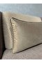 Imported Silk Velvet Light Brown Color Throw Pillow Cover 30x50cm - 5