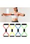 Exercise Fitness Pilates Soft Sponge Handle Bodybuilding and Shaping Resistance Rubber