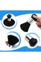 Professional Ultra Soft Bristle Neck Cleaning Brush - Black for Hair Salon and Personal Use - 7