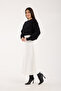 Long Suede Skirt - 90 cm Full Length Flawed Suede Skirt - 4