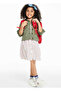 Fox Patterned Children's Oversized Backpack - 8