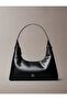 Emblem Logo Smooth Leather Shoulder Bag
