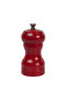 Dark Red Wooden Salt and Pepper Hand Mill Grinder 1 Piece 10 cm