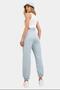 Blue Elastic Cuffed Two-Thread Sweatpants Alc-Y2933 - 3