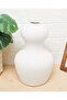 Cream Terra Gourd-Shaped Vase - 3