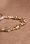 Certified Natural Stone Gold Rutilli Quartz-Hematite Natural Cut Macrame Bracelet Odt008 - 4