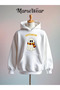 Printed Cotton 3 Thread Oversize Sweatshirt