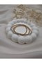 Gold Color Full Round Stone Elegant Women's Bracelet (Set of 3) |   Sparkling Thin Stylish Stone Clip Bracelet Model