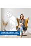 Ajanta Plastic Wall Clock 497-White – 28cm White Dial Analog Quartz Clock with Silver Rim - 5