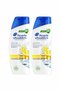 Lemon Fresh Anti-Dandruff Daily Use for Oily Hair 330ml Shampoo X 2 Pieces - 2