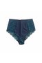 Women's Satin Lace Front High Waist Slip Panties Bb2062 - 3