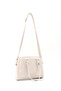 Crinkle Textured Cream Shk205 Faux Leather Zippered Single Compartment Adjustable Strap Hand, Arm and Shoulder Bag - 3