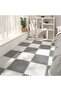 10 Pcs Interlocking Bedroom Bedside Washed Stitching Floor Carpet 30*30cm