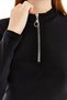 Women's Long Sleeve Half Zipper Slim Fit Tshirt - 4