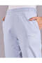 Women Blue Embroidered Jogger Pants - 4