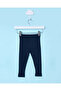 Infant Girls Navy Butterfly Trim Leggings - 4