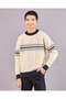 Senior Boys Cream Crew Neck Sweatshirt