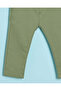 Infant Boys Green Casual Trouser With Braided Belt - 3
