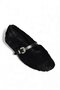V820105504 Black Plush Daily Flat Women's Ballerinas - 6
