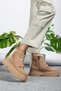 014 Women's Rhinestone Lace-Up and Zipper Combat Boots - 4