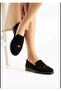 Suede Loafer Women's Shoes - 3