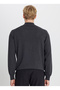 Half Italian Collar Standard Anthracite Melange Men's Sweater Ace043261438_Anm - 5