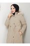 Women's New Season Full Padded Hooded Nova Fabric Young Sports Full-Length Coat 11.75 - 5
