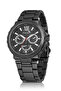 Round Case Men's Wristwatch Black Color Pl-7031E1X - 3