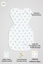 Blue Baby Swaddle Newborn Sleeping Bag (the Purpose of the Newborn Swaddle Is to Make It Narrow)