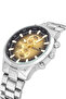 Classic Men's Wristwatch Silver Black Gold Color Pl-7032E5X
