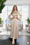 Diba Cross Satin Evening Dress - 2