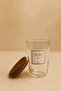 Motto Plus - Set of 6 Tulip Tree Vacuum Lid Labeled Glass Storage Containers Spice Jar Set 400 ml - 6