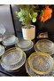 Design Cookie Set, Glass Gilded 6-Piece 12-Piece Cookie Set, 6 Bowls, 6 Mini Serving Plates - 2
