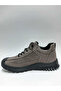 Genuine Leather Laceless Flexible Rubber Sole Sand Color Winter Men's Shoes - 3
