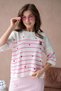 Women's Crew Neck Embroidery Detail Striped Knitwear Sweater - 4