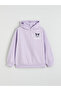 Lila Kuromi Printed Girls' Thick Sweatshirt - 2