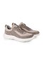H1083 Men's Leather Casual Shoes Sand-White - 3