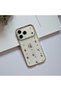 iPhone 14 Pro (6.1 Inch) Compatible Silvery Transparent Stone Silicone Case