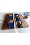 Cutting to Stitching Fully Handcrafted Real Leather Wallet 12 Cards 2 Compartments Space (19.4Cm*8.5Cm) Nul6 - 5