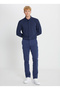 Normal Waist Normal Leg Slim Fit Indigo Men's Trousers Ace001252276_Ind - 2