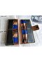 Cutting to Stitching Fully Handcrafted Real Leather Wallet 12 Cards 2 Compartments Space (19.4Cm*8.5Cm) Nul5 - 5