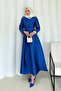 Jacquard Fabric Evening Dress - 3