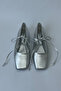 Women's Lace-Up Ballet Flats - 6