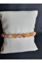 Beige Color Natural Stone Agate Stone Bracelet Unisex