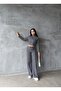 Women's Double Zipper Selanik Fabric Tracksuit Set - 7