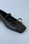 Women's Patent Leather Elastic Ballerina Shoes Fame - 6
